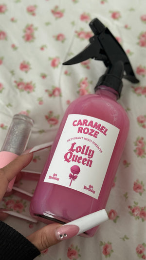 *prévente* DUO multi-surfaces + Zip-Hoodie Premium LOLLY QUEEN 3D Puff 🖤🎀🍭édition limitée 8e Anniversaire Caramel Roze 🎂