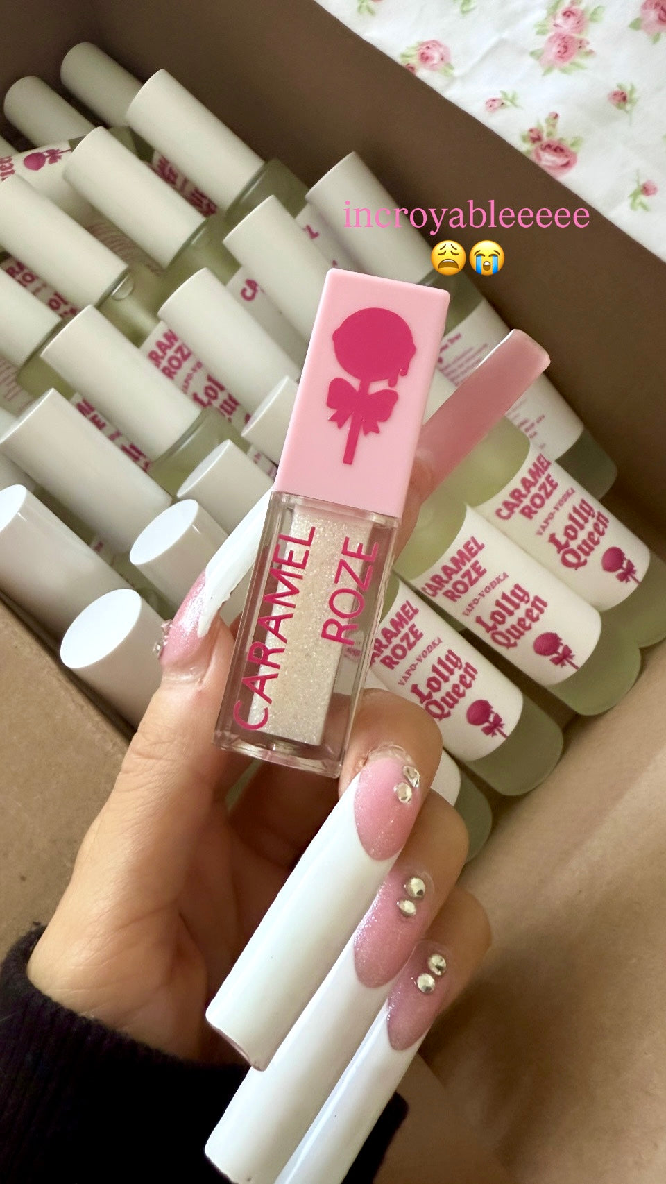 NOUVEAU ✨ Glitterz Lip Gloss ✨ LOLLY QUEEN 🍭🍒 (Édition Limitée)