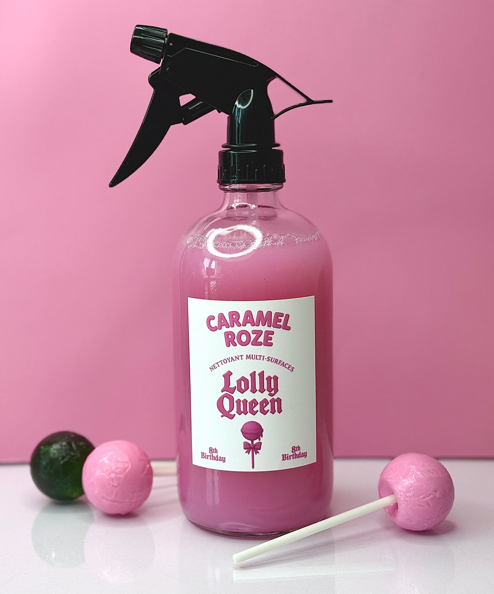 NETTOYANT MULTI-SURFACES 🍭🍒 LOLLY QUEEN - 8e anniversaire 🎈