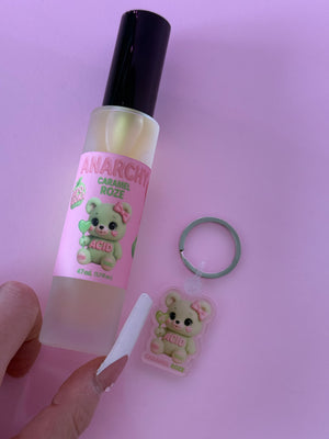 DUO PORTE-CLÉS &  VAPO-VODKA DE COLLECTION 🎖️- 🍏 ACID ZUZU GREEN 🍏 ANARCHY X CARAMEL ROZE.