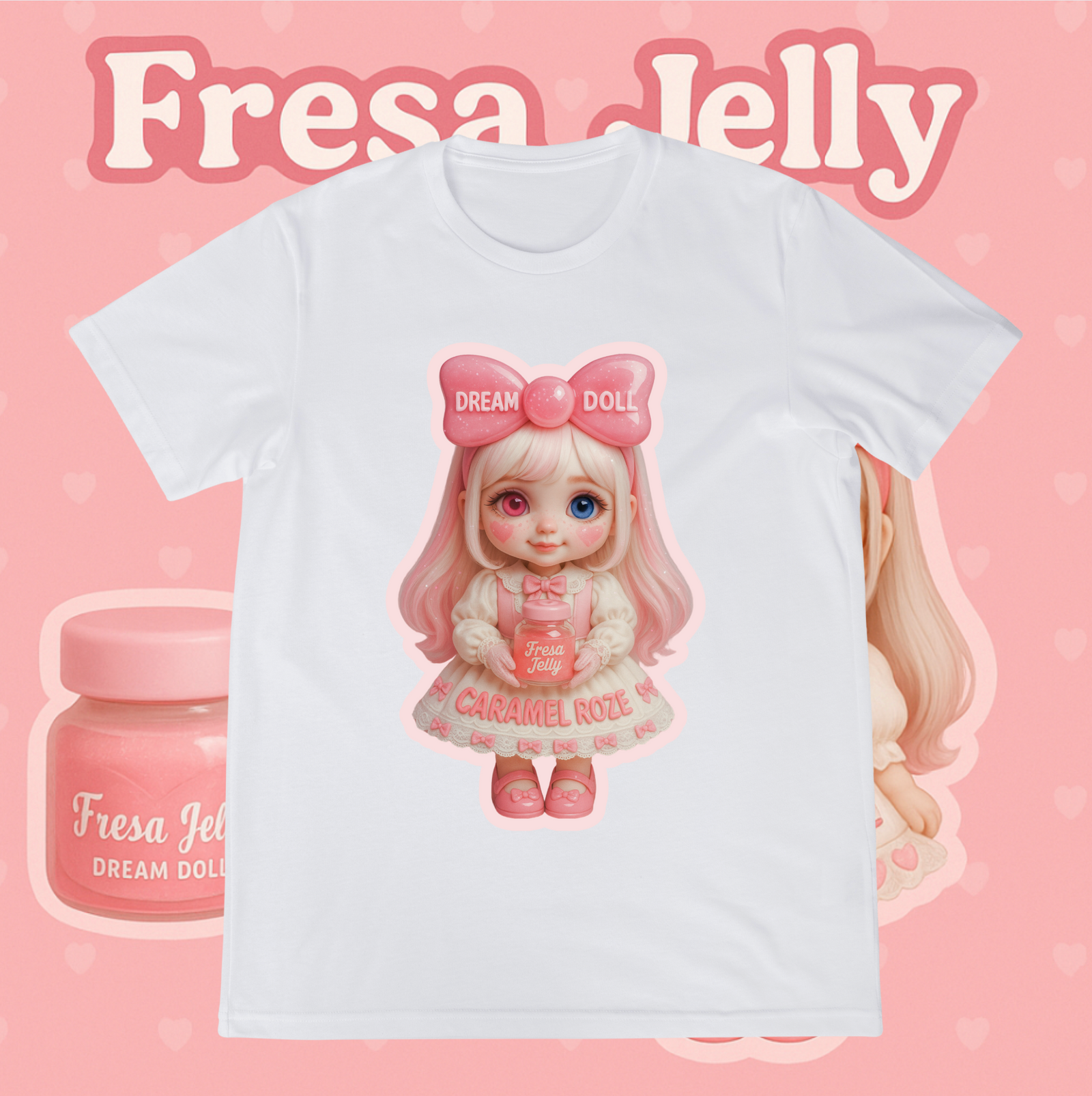 *prévente* T-SHIRT 🍓🥄🥣 FRESA JELLY DREAM DOLL🍓🥄🥣
