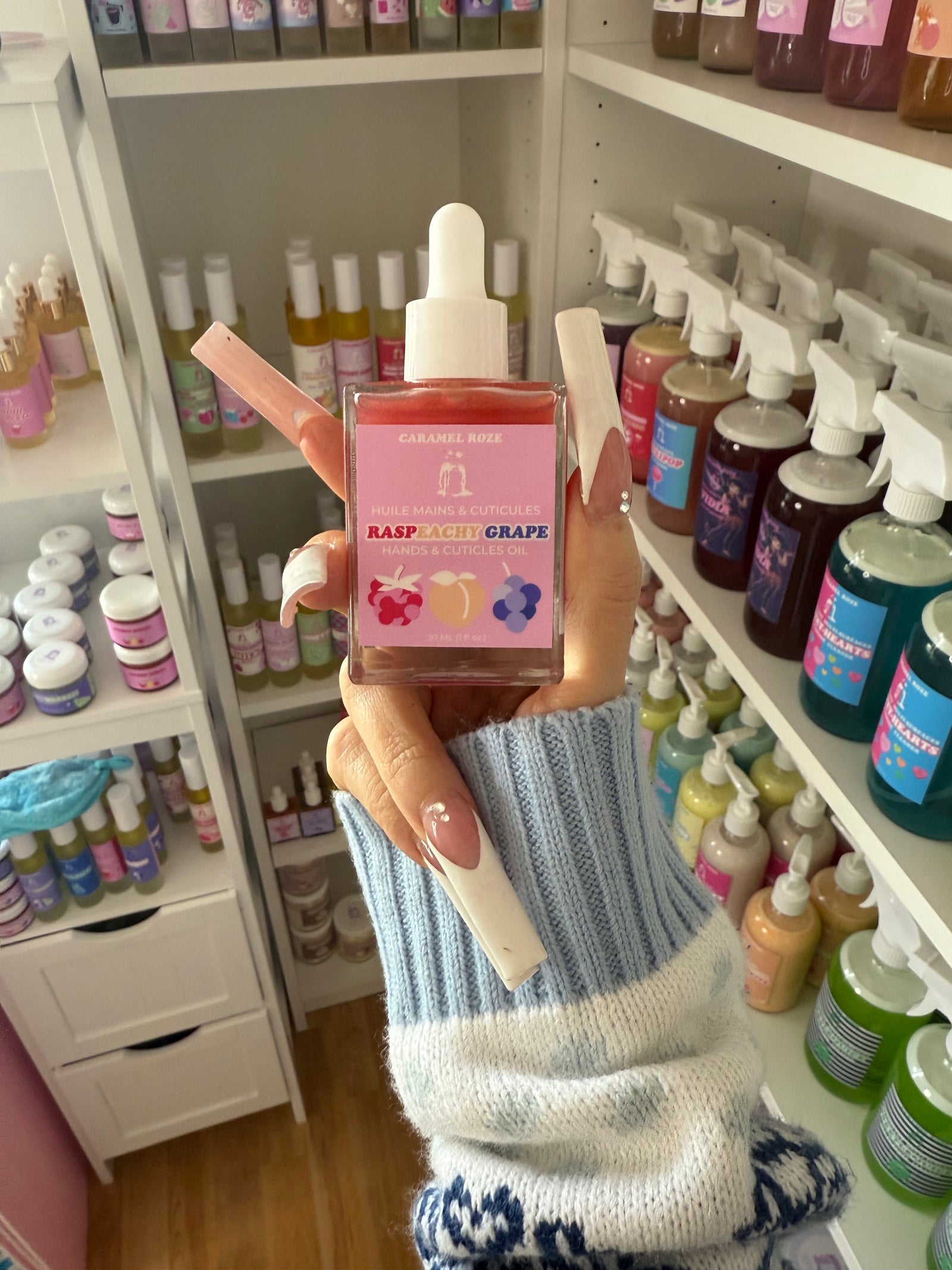HUILE MAINS & CUTICULES 🍑🍇 RASPEACHY GRAPE.