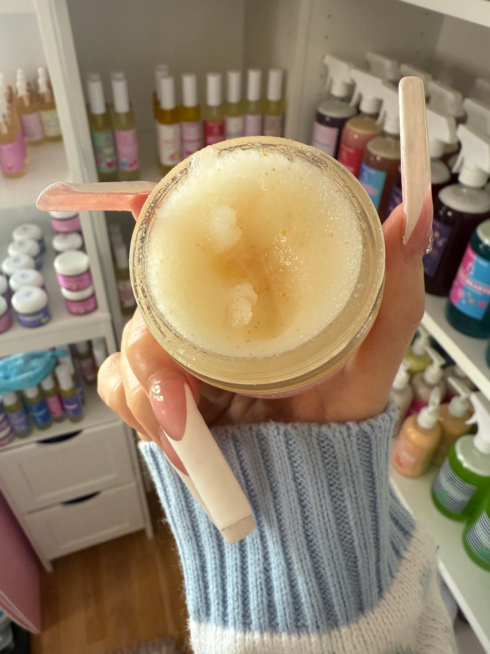 *imparfait* GOMMAGE VISAGE 🍊🍑 ORANGE PÊCHE TANGERINETTE.