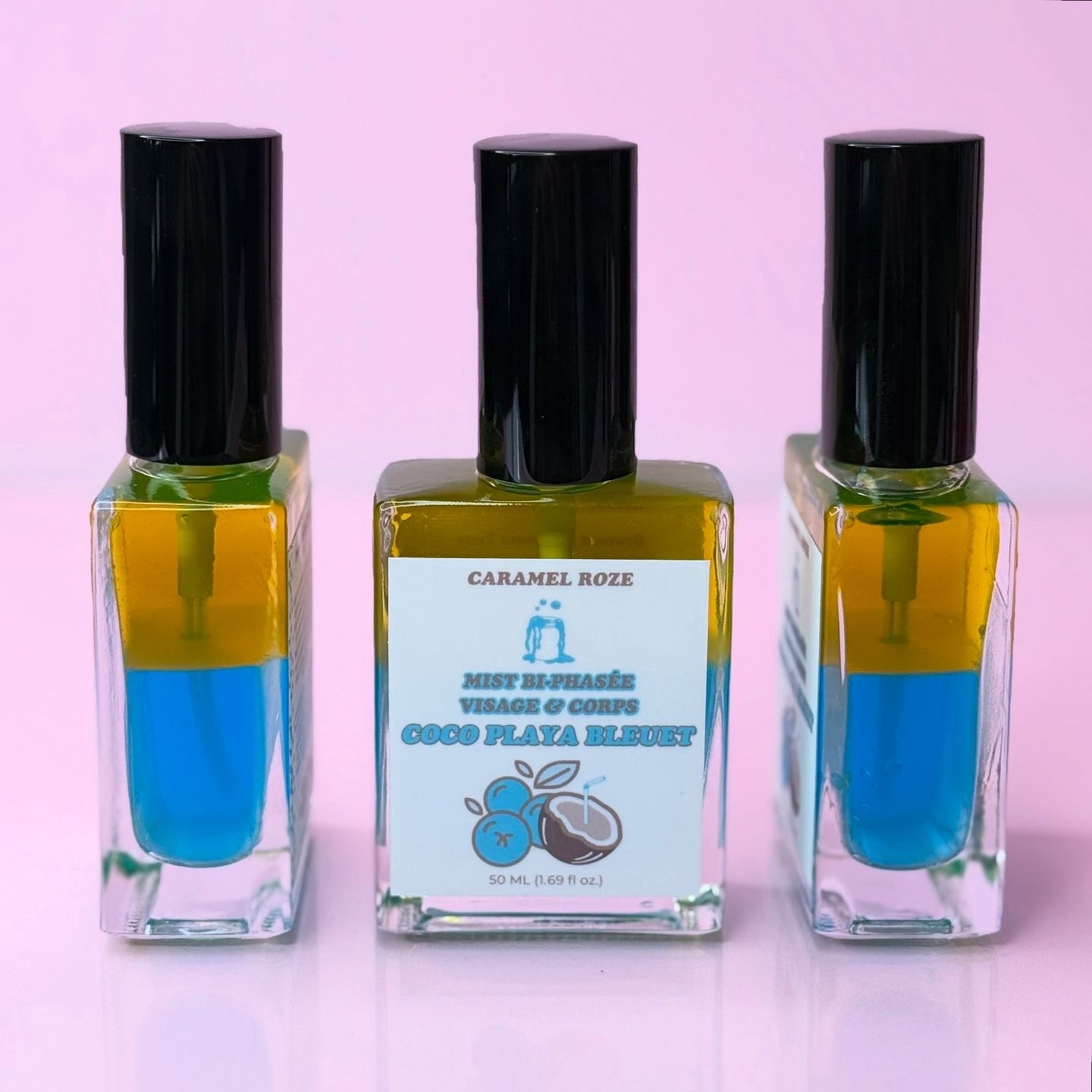 MIST BI-PHASÉE HYDRATANTE VISAGE & CORPS 🥥🏖️🫐 COCO PLAYA BLEUET.