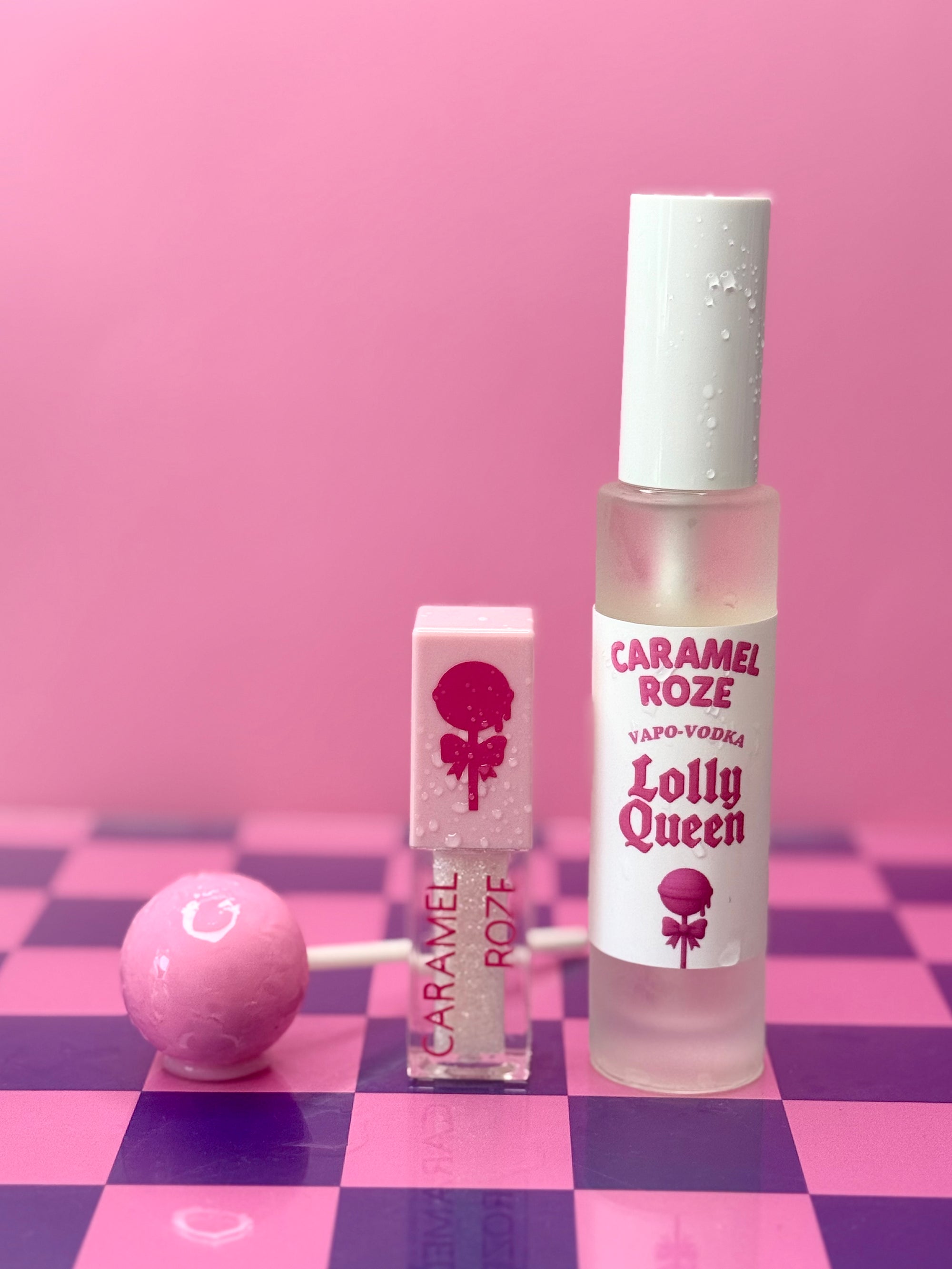 DUO ✨ GLITTERZ GLOSS + VAPO-VODKA ✨ LOLLY QUEEN 🍭🍒.